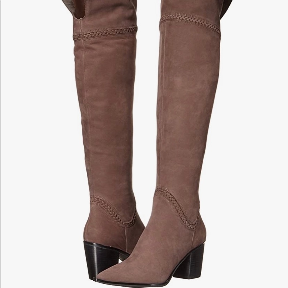 Aldo Olena-22 OTK Brown Suede Riding Boot